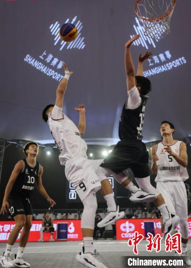2024中国大学生3×3篮球联赛全国总决赛在静安公园