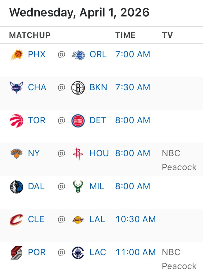 尼克斯火箭巅峰对决 骑士湖人强强碰撞明日上演